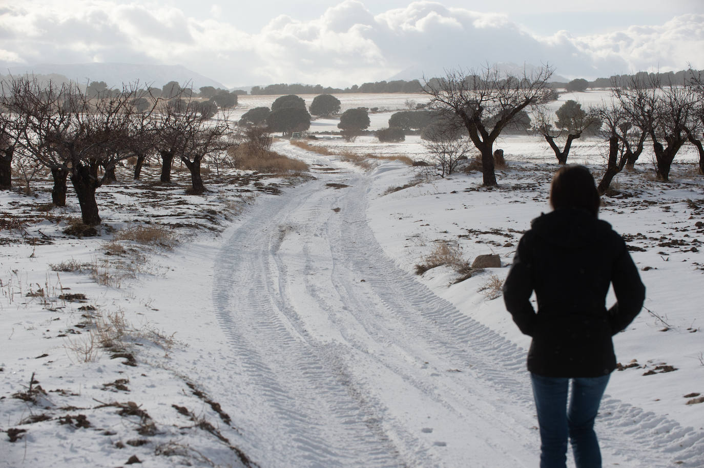 Fotos: El 2021 llega con nieve a Moratalla y Caravaca