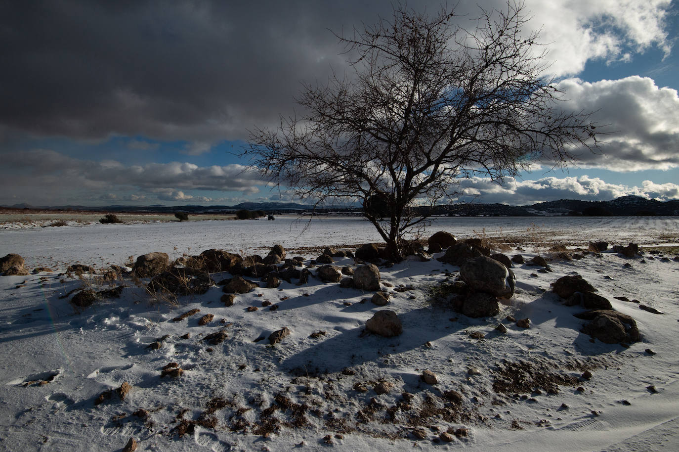 Fotos: El 2021 llega con nieve a Moratalla y Caravaca