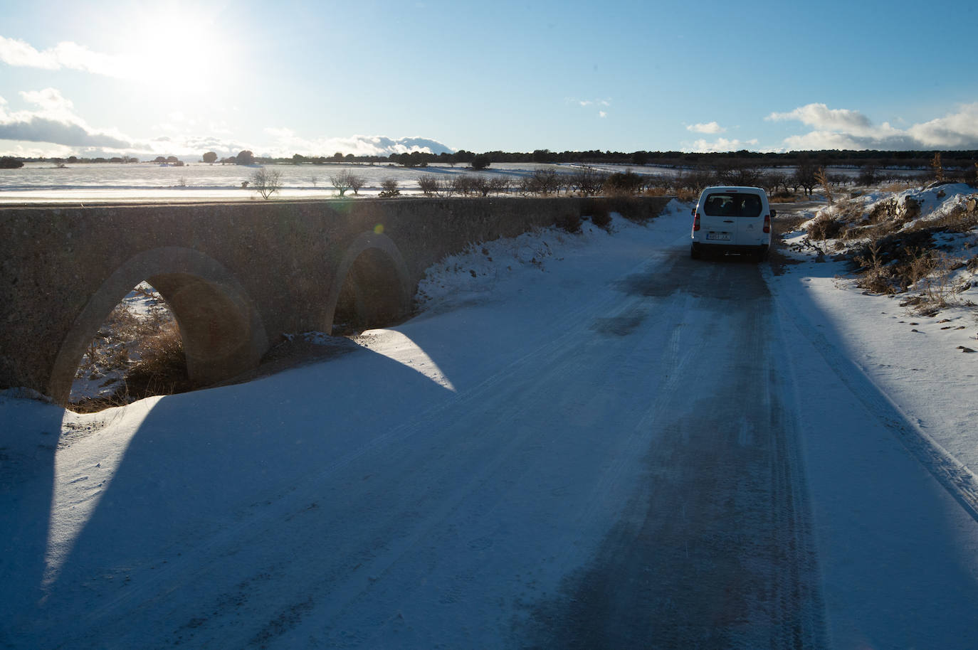 Fotos: El 2021 llega con nieve a Moratalla y Caravaca