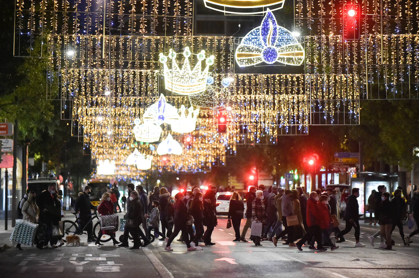 Fotos: Comercios llenos en Murcia en víspera de Reyes