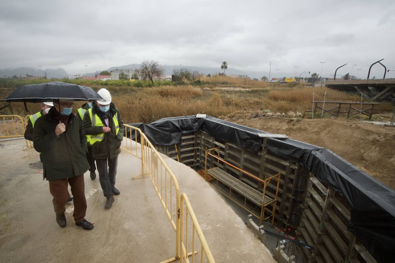 Fotos: Un nuevo colector paliará las inundaciones en el cinturón de pedanías del norte y el este de Murcia