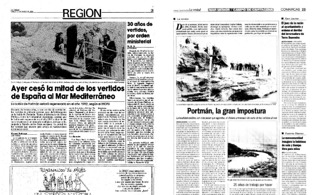 Portmán corta el 'chorro'