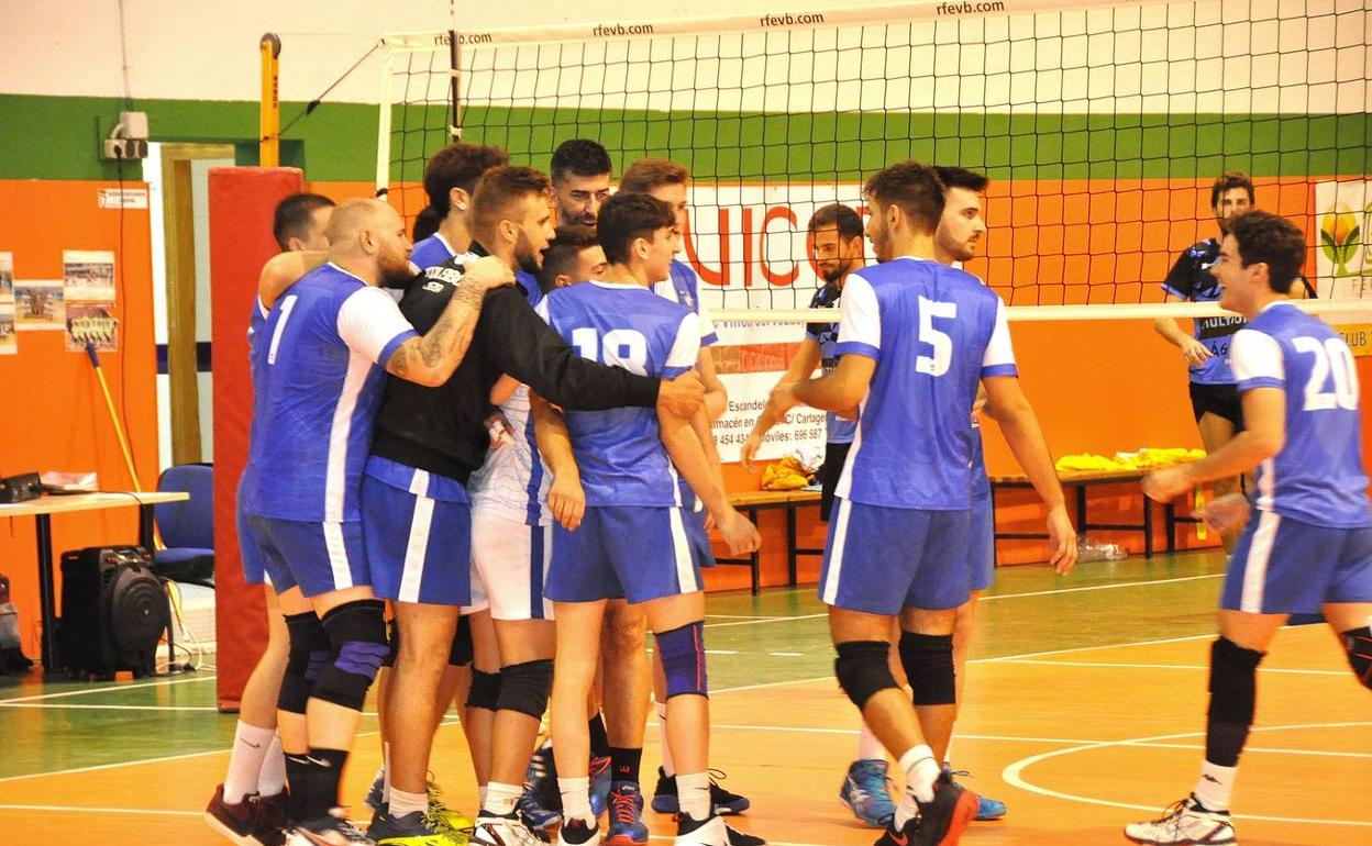 Imagen de archivo del equipo durante un encuentro. 