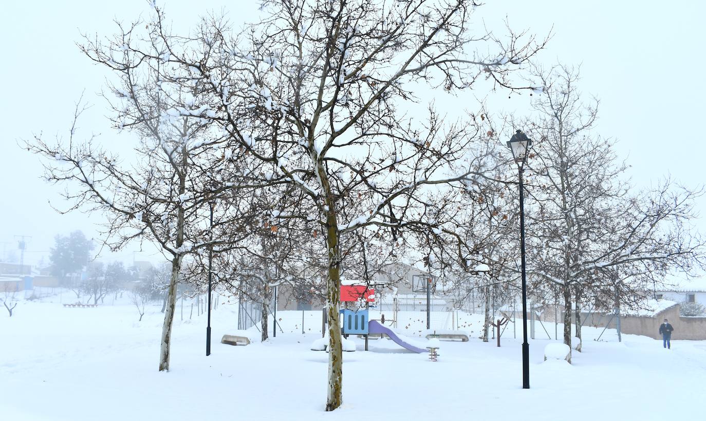 Fotos: La nieve pinta de blanco el Noroeste de la Región de Murcia