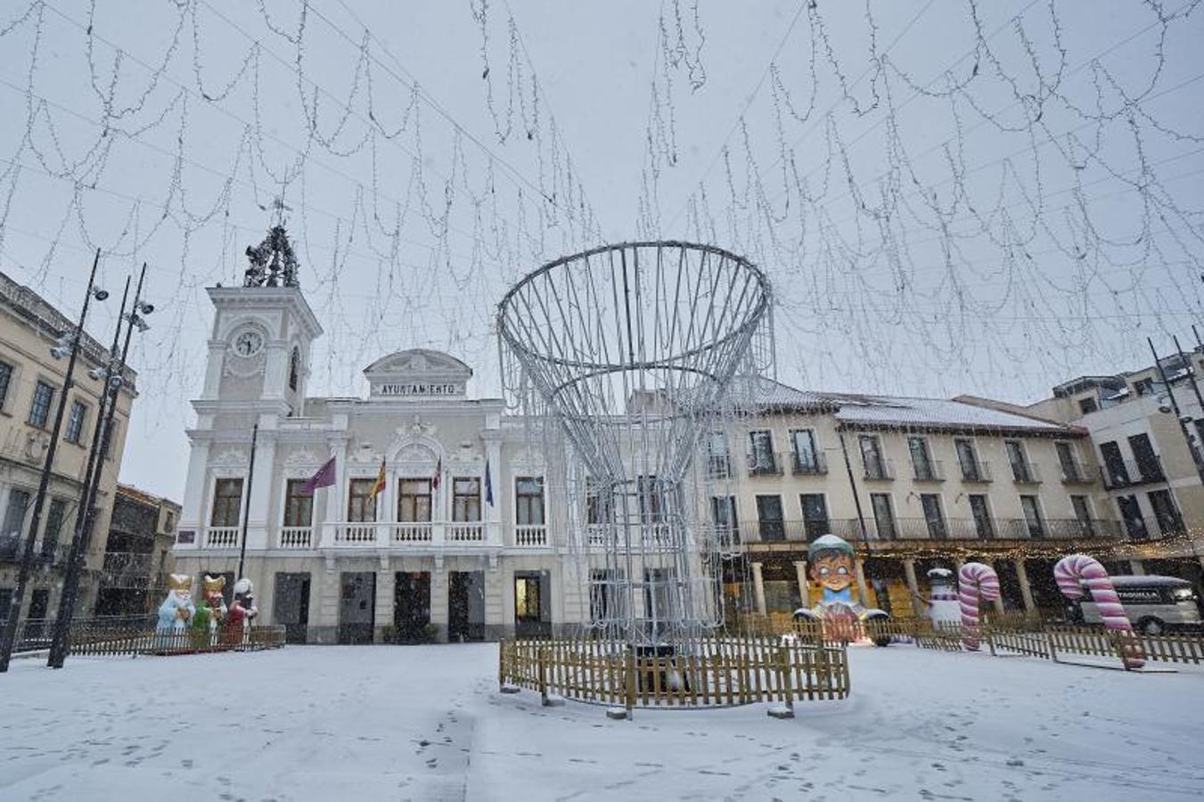 Guadalajara recibe una gran nevada como resultado de la borrasca Filomena