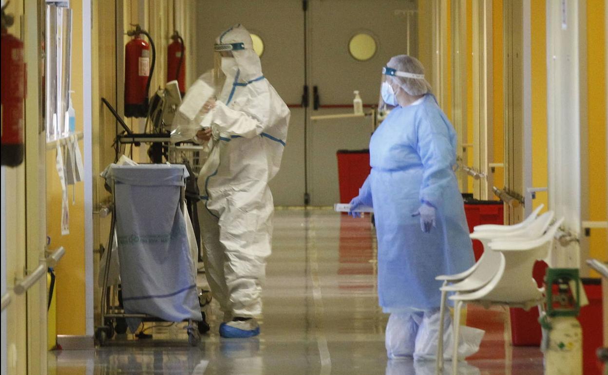 Sanitarios del hospital Reina Sofía, en una imagen de archivo.
