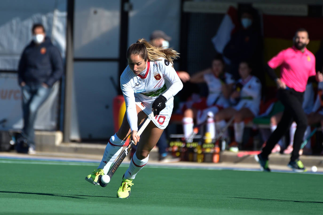 Fotos: La selección de hockey disfruta en Santomera