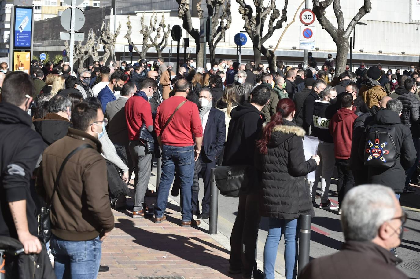 Fotos: Protesta de los hosteleros este jueves en San Esteban