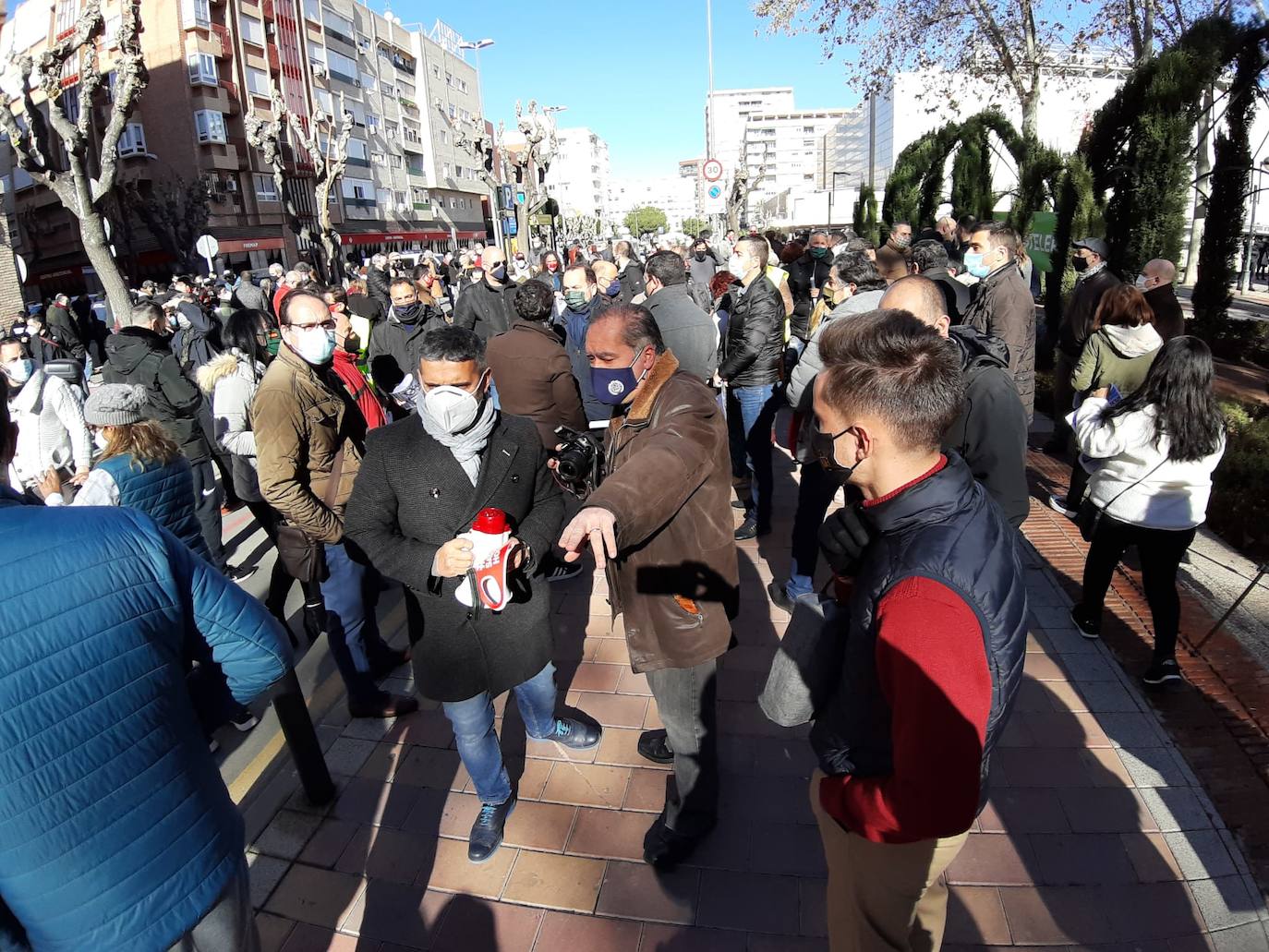 Fotos: Protesta de los hosteleros este jueves en San Esteban
