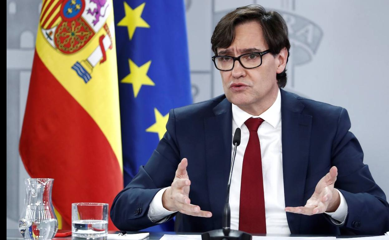 El ministro de Sanidad, Salvador Illa, en una fotorgafía de archivo.
