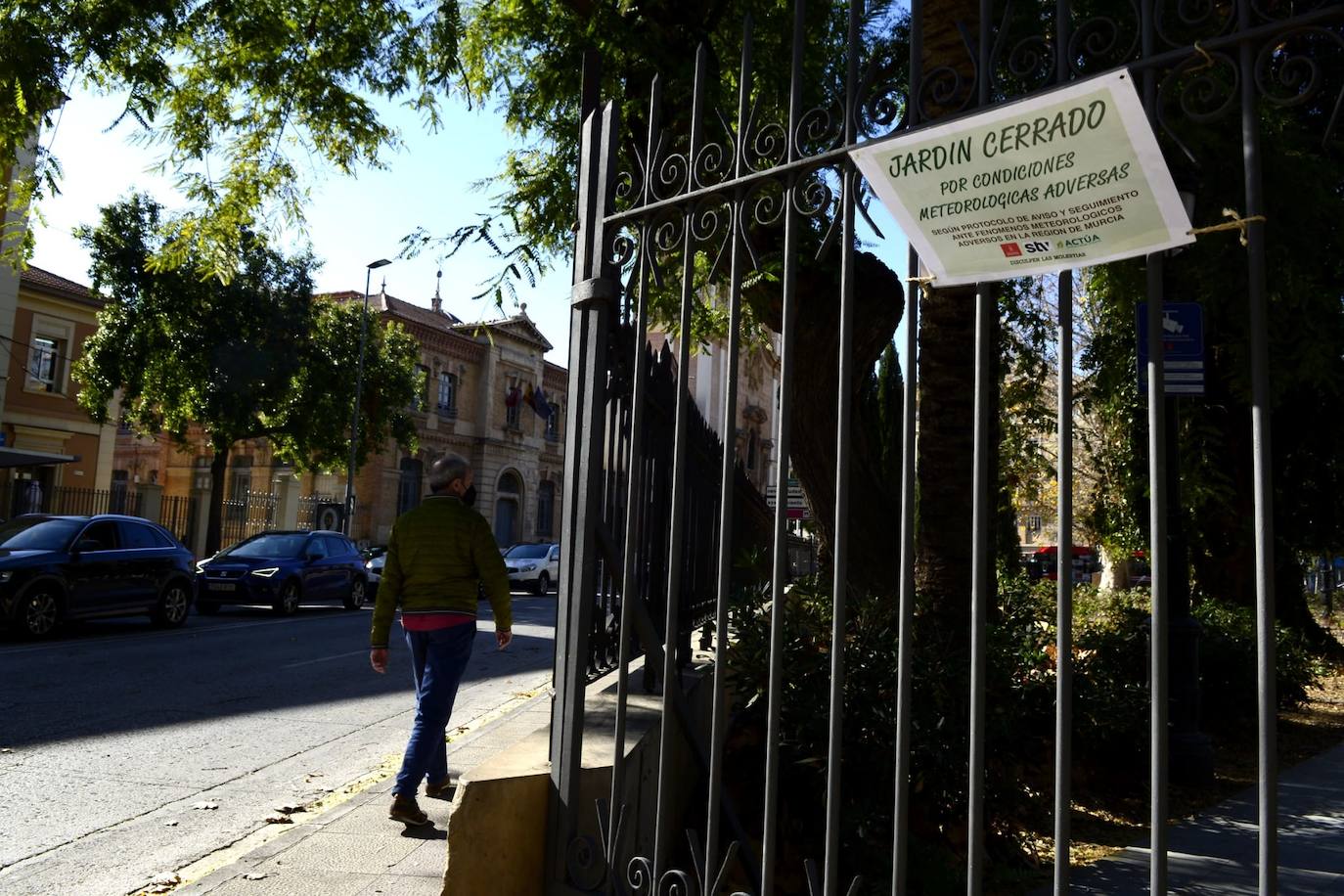 Jardín cerrado en Floridablanca. 