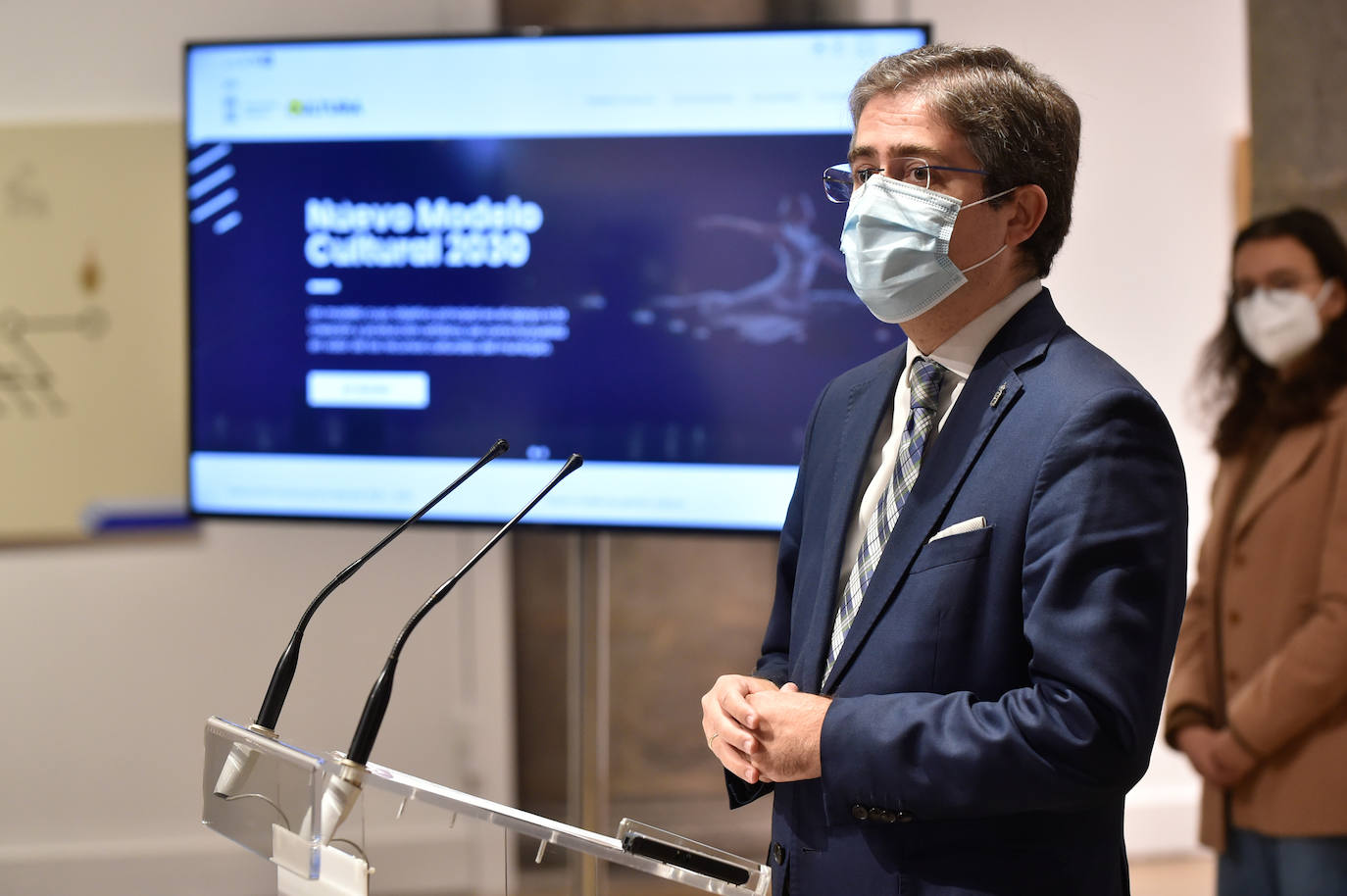 Fotos: Balance de la actividad cultural en Murcia durante 2020 y presentación de la nueva web de Cultura