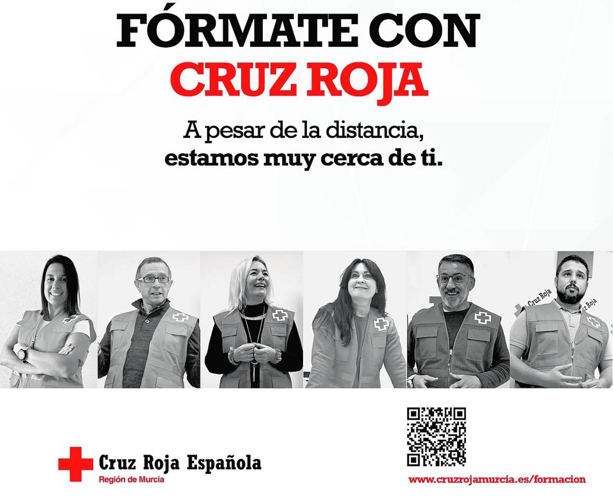 Imagen publicitaria de la campaña de Cruz Roja. 