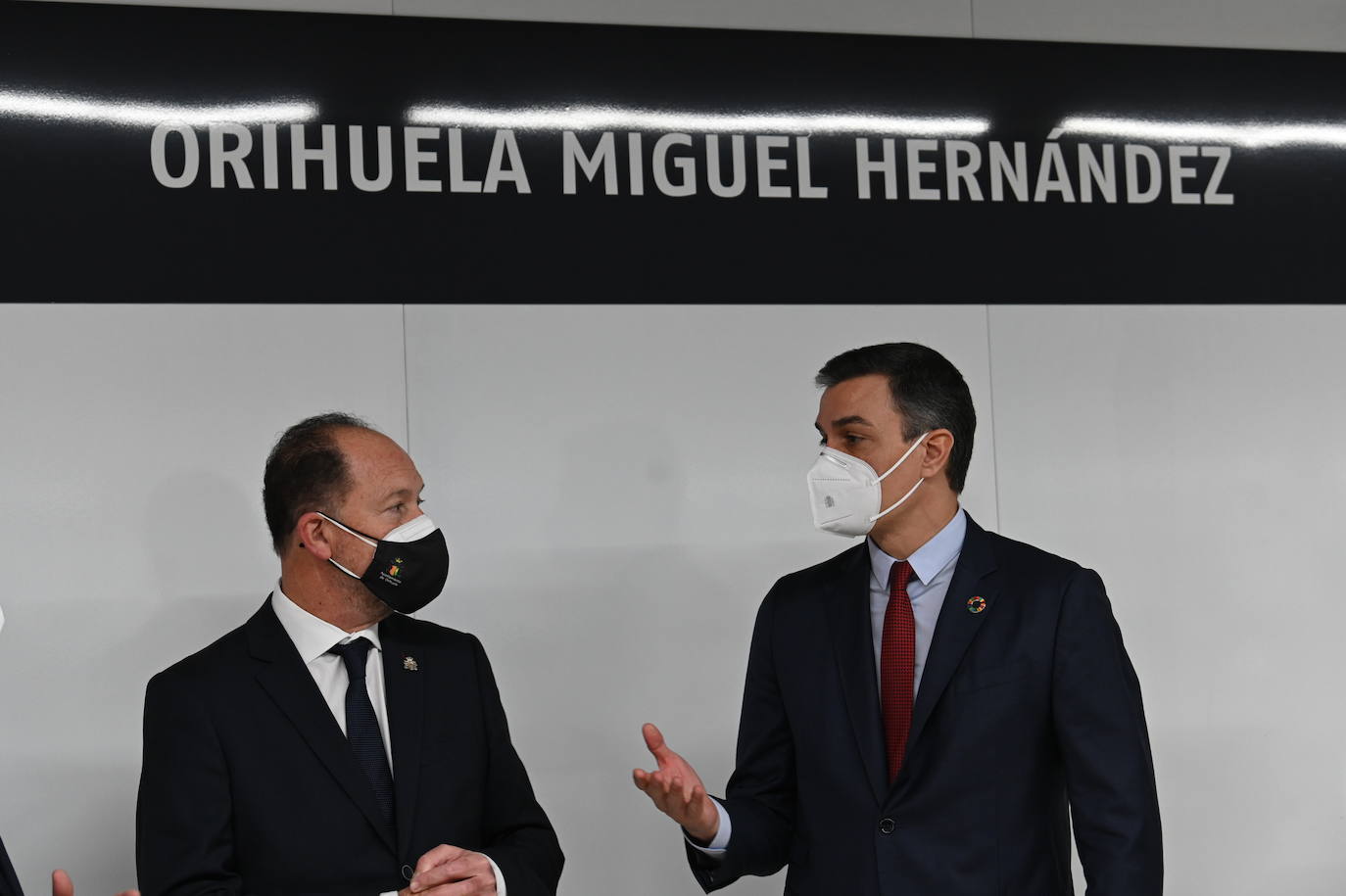 Fotos: Inauguración de la línea de AVE Orihuela-Madrid que contó con la presencia de Pedro Sánchez