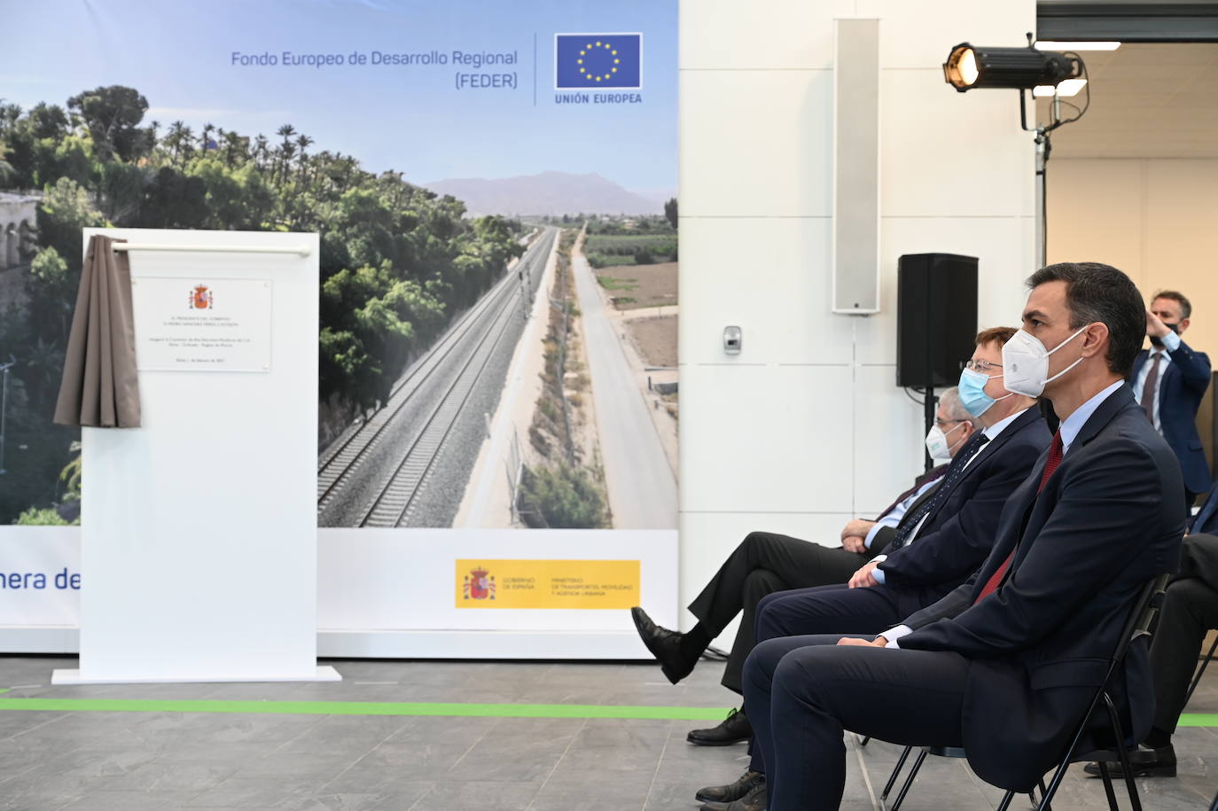 Fotos: Inauguración de la línea de AVE Orihuela-Madrid que contó con la presencia de Pedro Sánchez