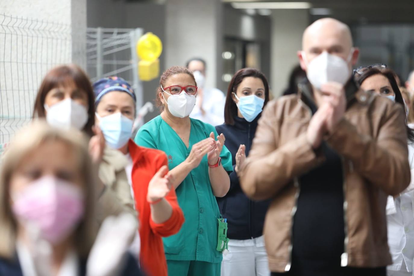 Fotos: Quinto días de protestas en el hospital de Lorca por los retrasos en las vacunas