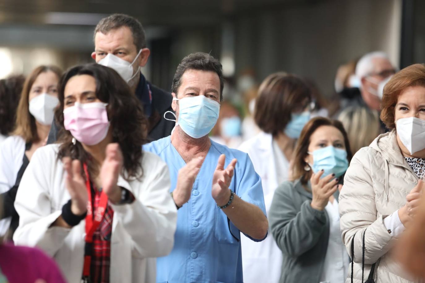 Fotos: Quinto días de protestas en el hospital de Lorca por los retrasos en las vacunas