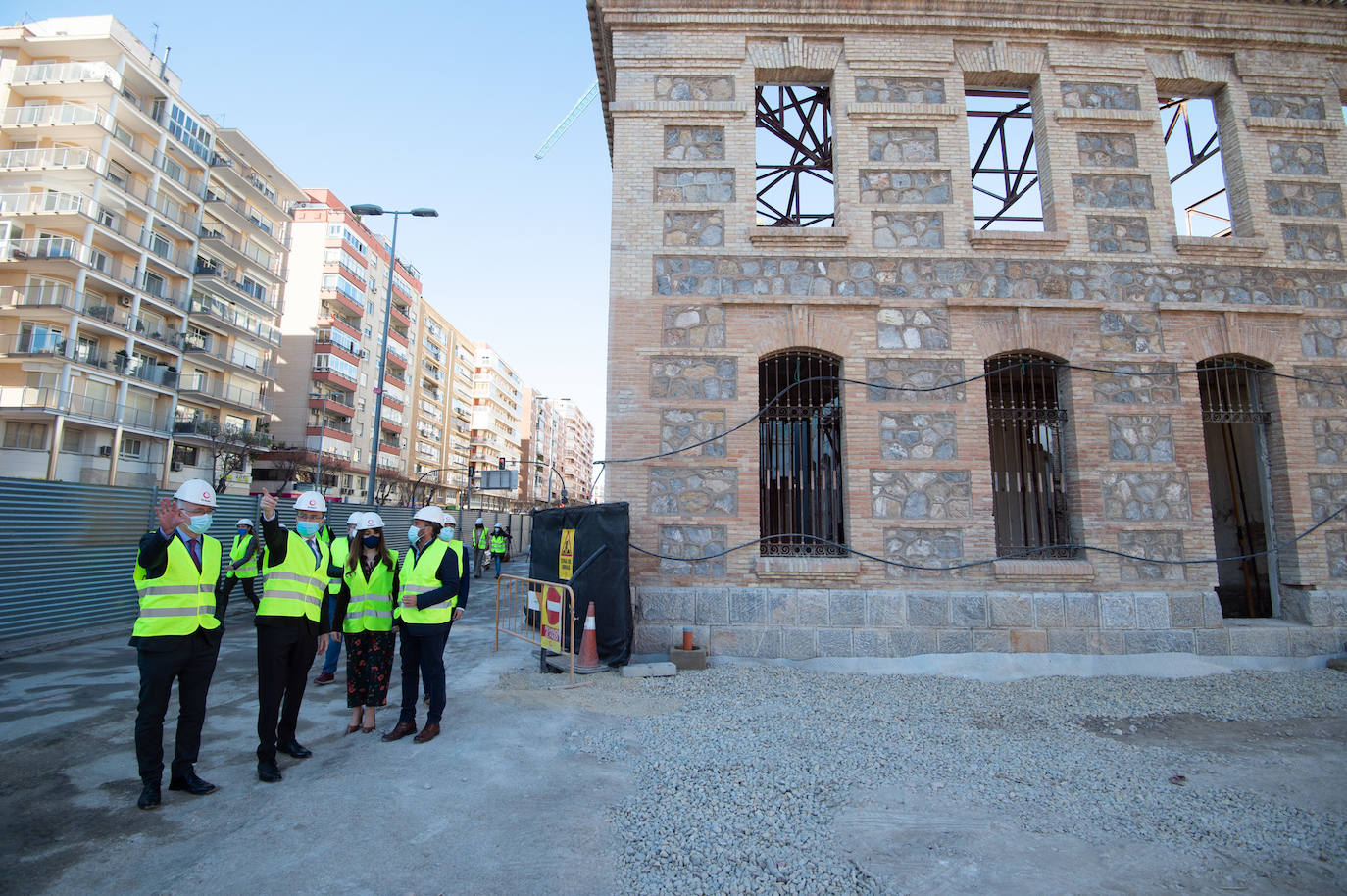 Fotos: La corporación municipal visita las obras de la Cárcel Vieja de Murcia