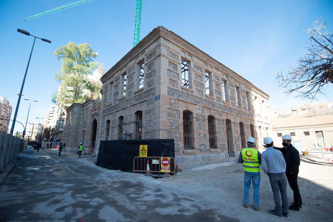 Fotos: La corporación municipal visita las obras de la Cárcel Vieja de Murcia