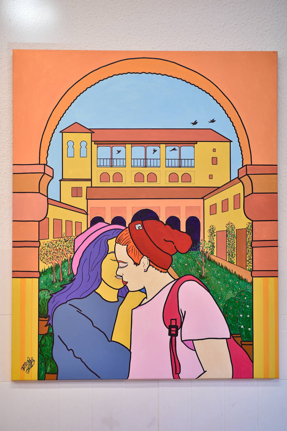 Fotos: El LAC se llena de besos para celebrar el Día de San Valentín