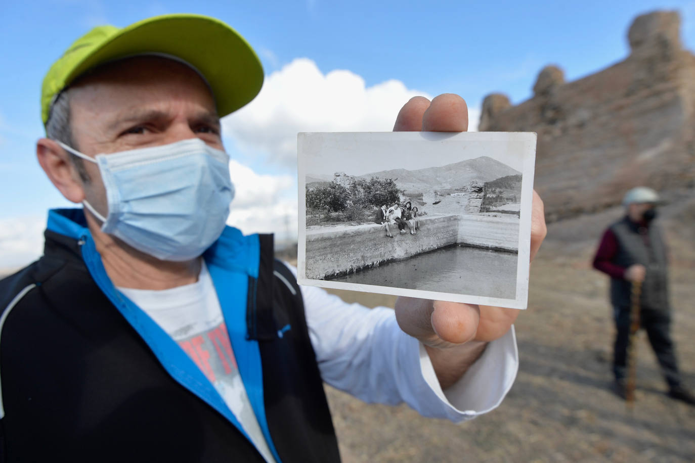 Fotos: Visita al Palacio Mardanisí del Castillejo de Monteagudo, donde comienzan los trabajos de georradar