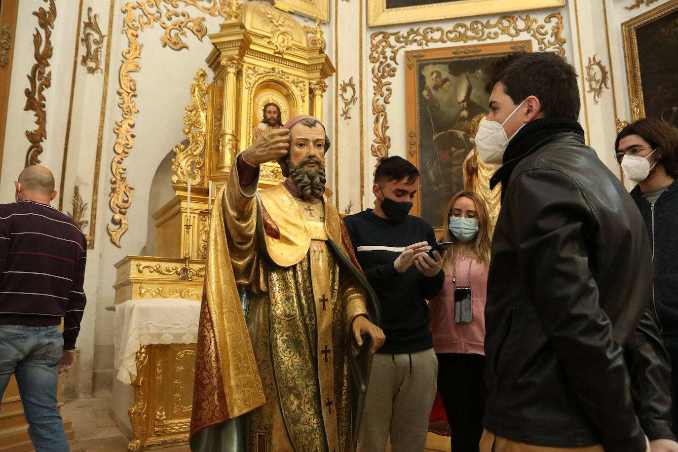 Fotos: La talla de San Clemente de Lorca será recuperada en el Centro Regional de Restauración