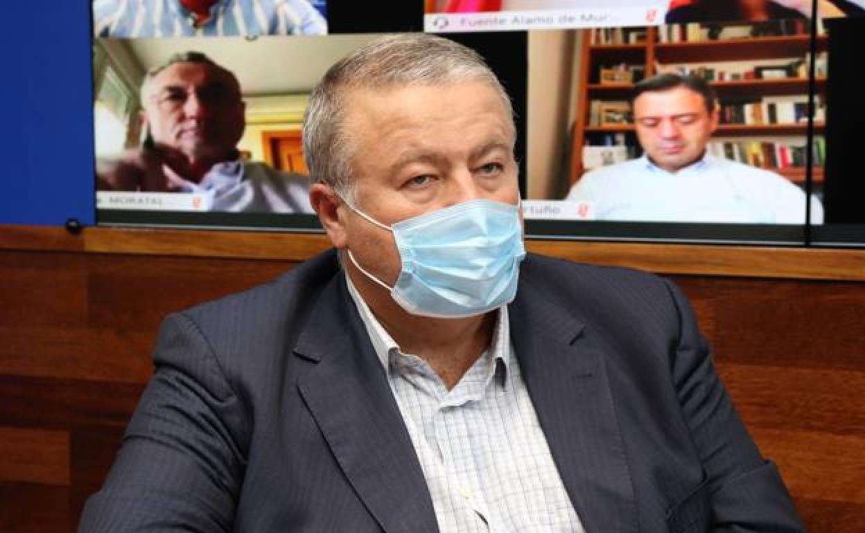 El senador del PP por la Región de Murcia, Francisco Bernabé.