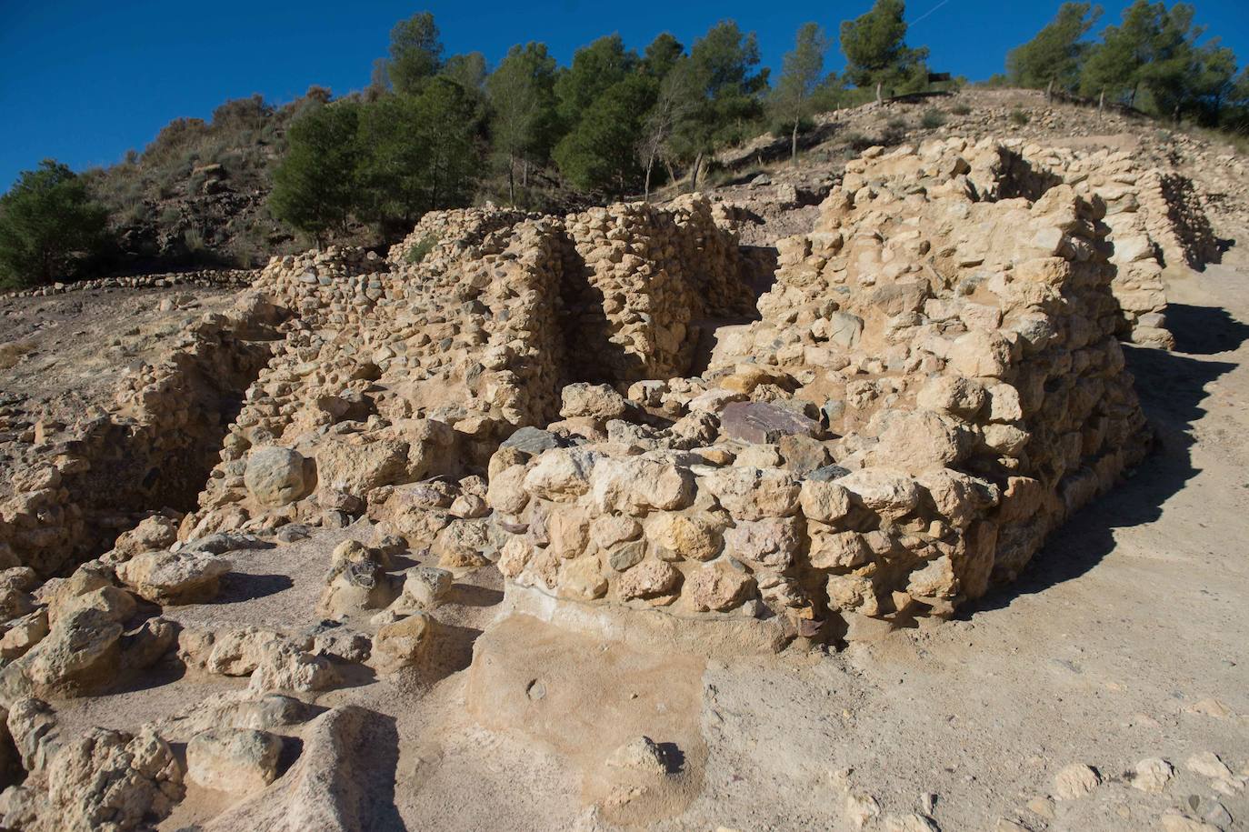 El yacimiento de La Bastida, en una imagen de archivo.