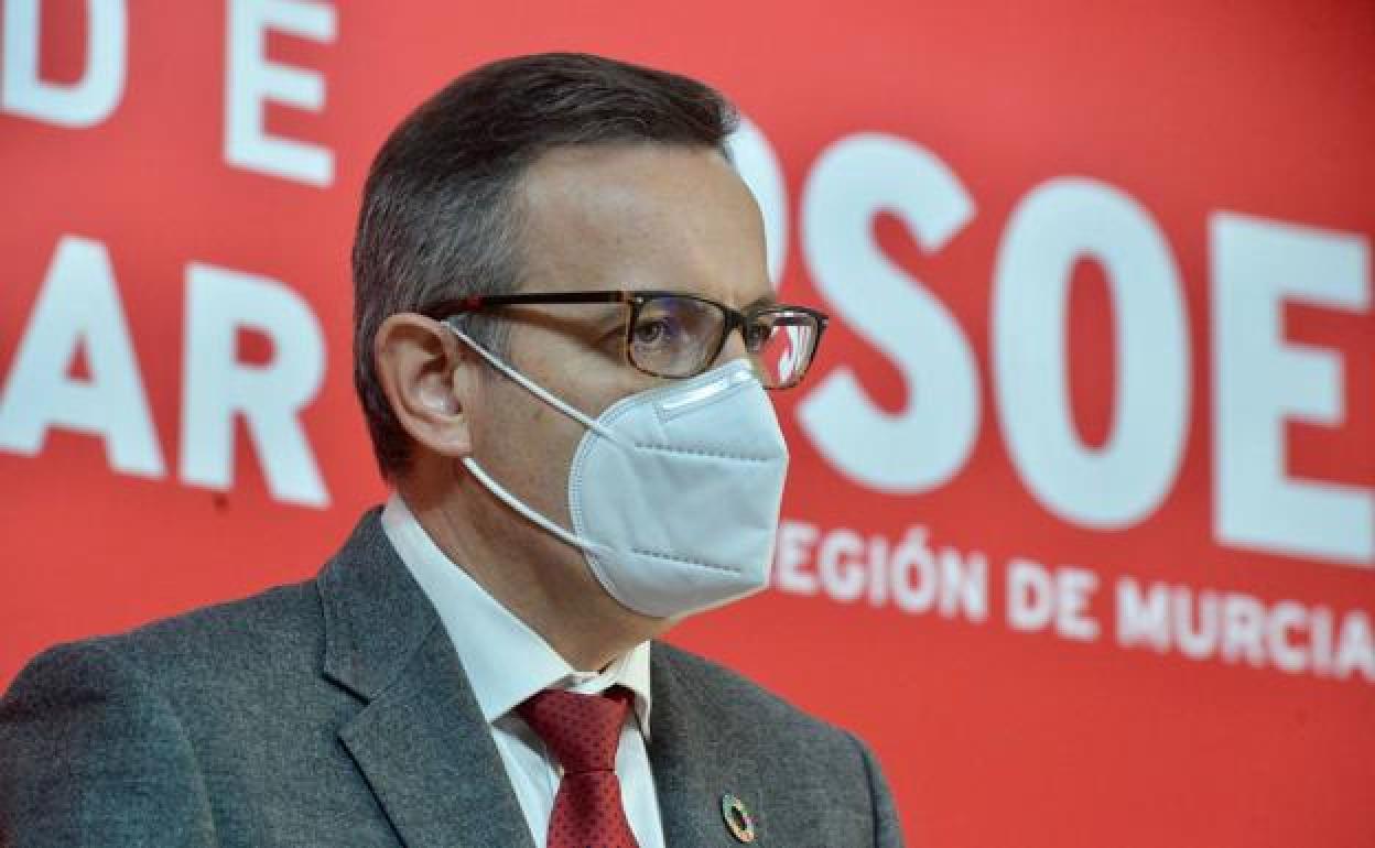 El secretario general del PSRM, Diego Conesa, en una imagen de archivo. 