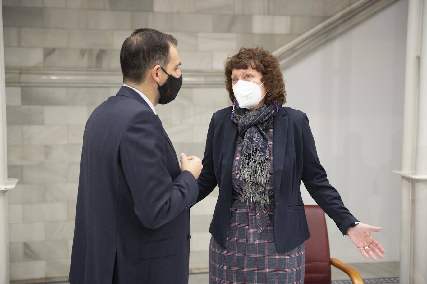 Fotos: Primera comparecencia en la Asamblea del consejero de Salud