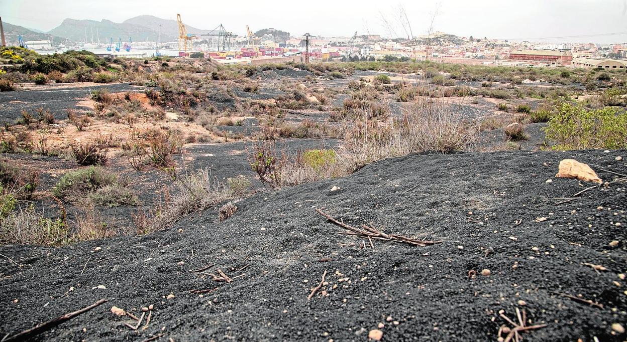 Terrenos colindantes a las antiguas naves de Peñarroya. 