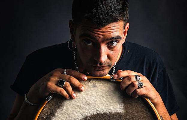 El músico y cantante molinense Muerdo. 