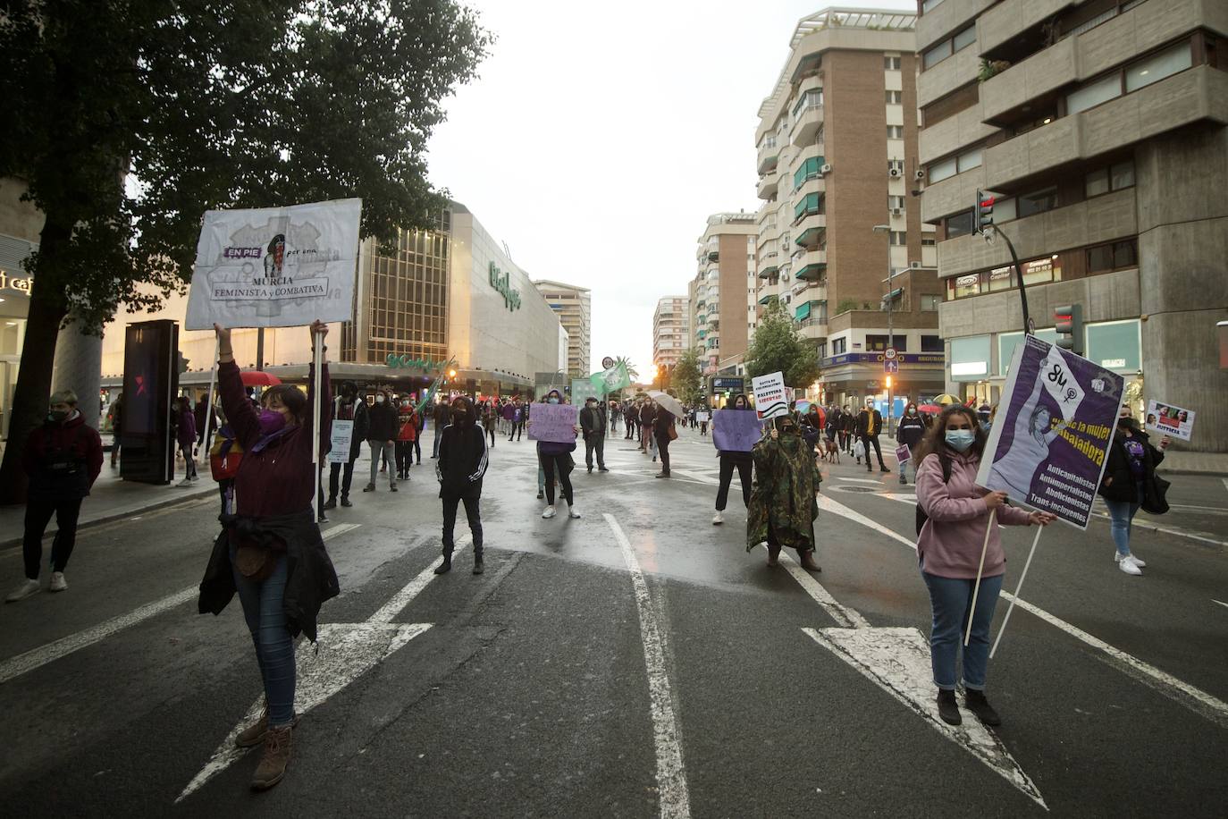 Fotos: Manifestación en Murcia por el Día de la Mujer