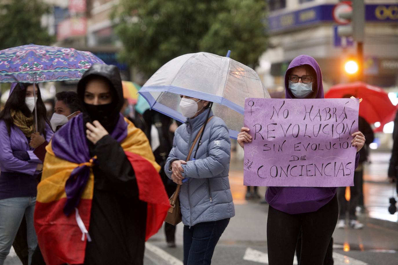 Fotos: Manifestación en Murcia por el Día de la Mujer