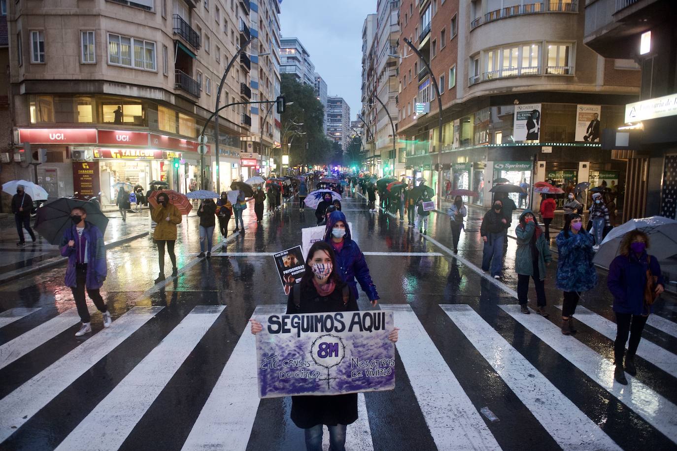 Fotos: Manifestación en Murcia por el Día de la Mujer