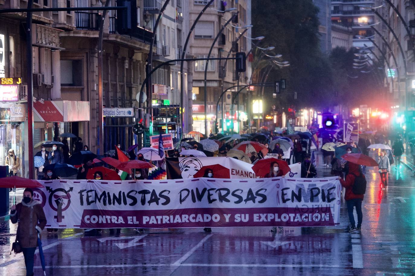 Fotos: Manifestación en Murcia por el Día de la Mujer