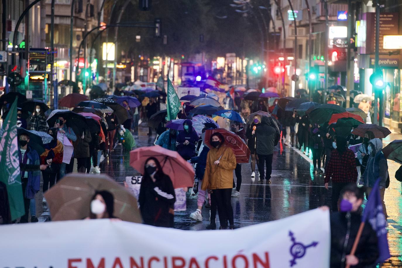 Fotos: Manifestación en Murcia por el Día de la Mujer