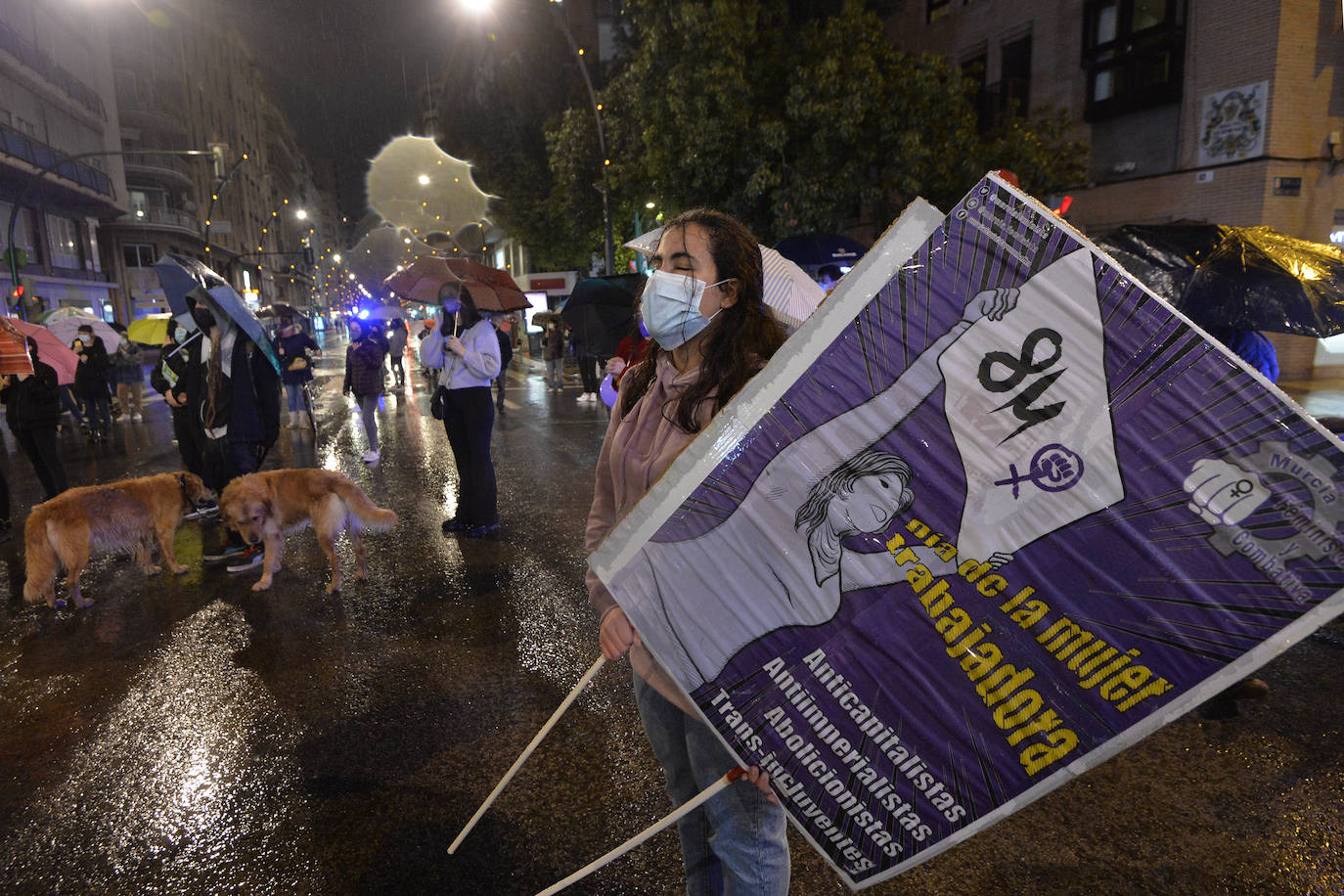 Fotos: Manifestación en Murcia por el Día de la Mujer