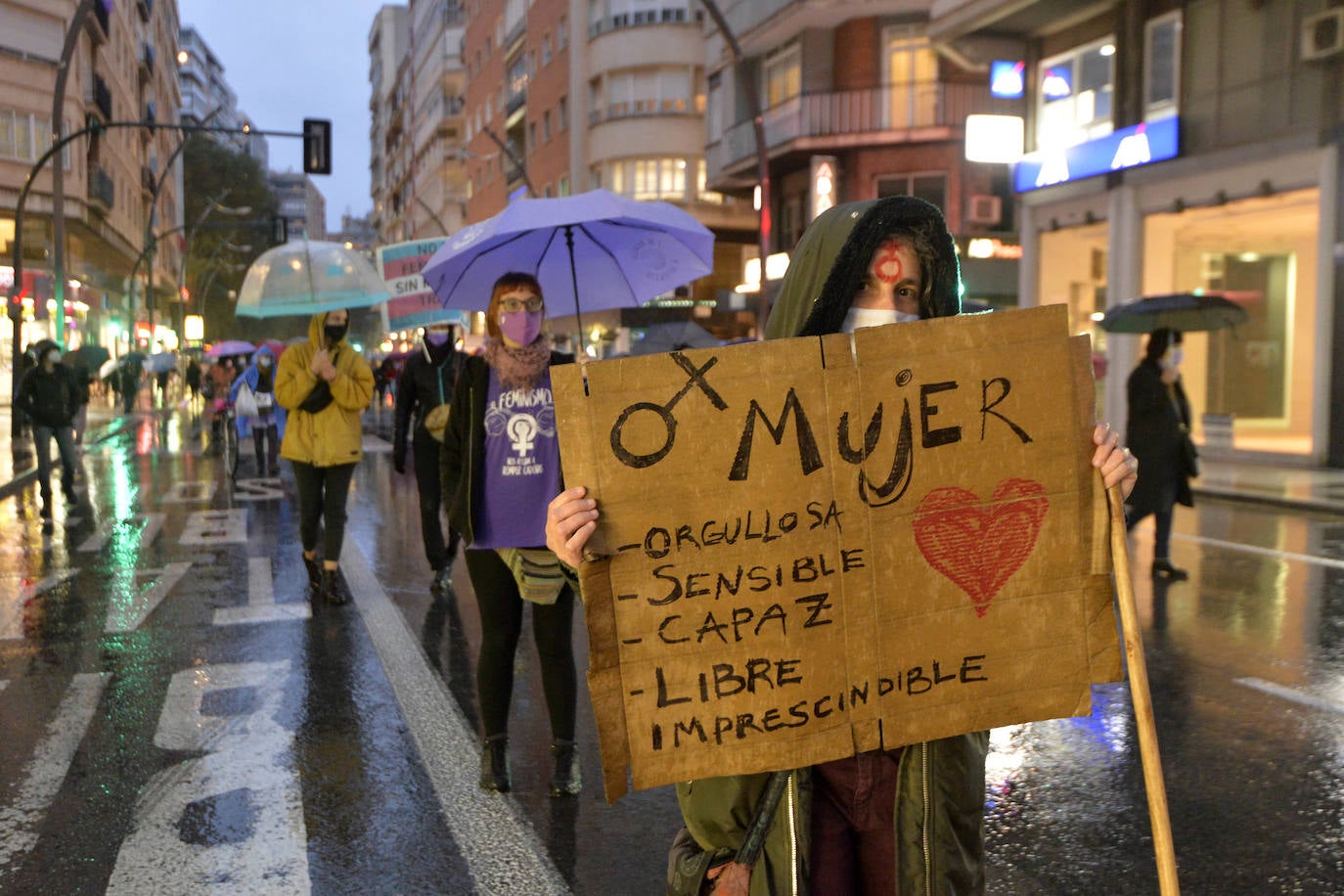 Fotos: Manifestación en Murcia por el Día de la Mujer