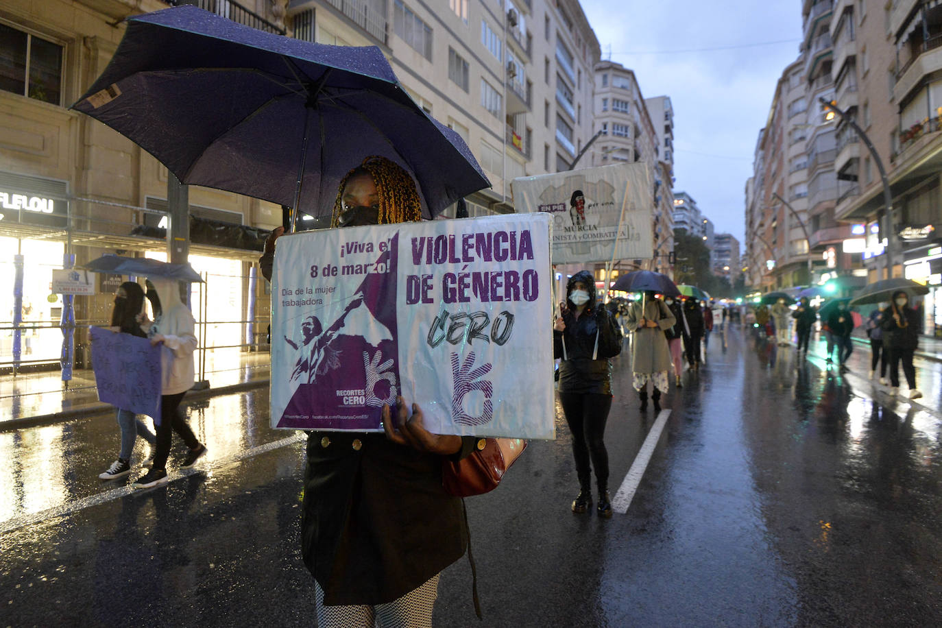 Fotos: Manifestación en Murcia por el Día de la Mujer