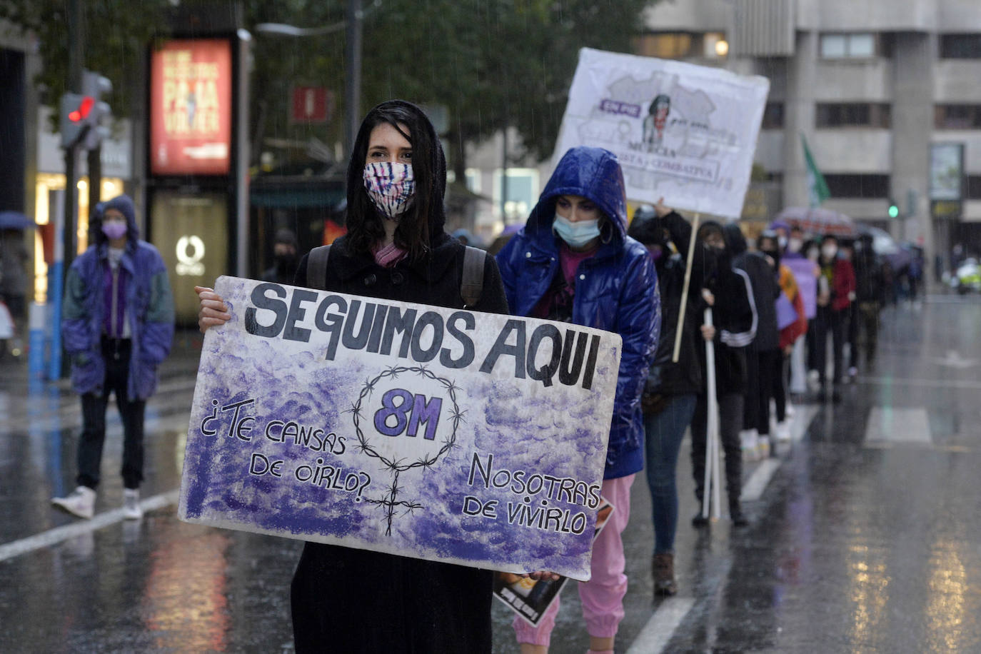 Fotos: Manifestación en Murcia por el Día de la Mujer