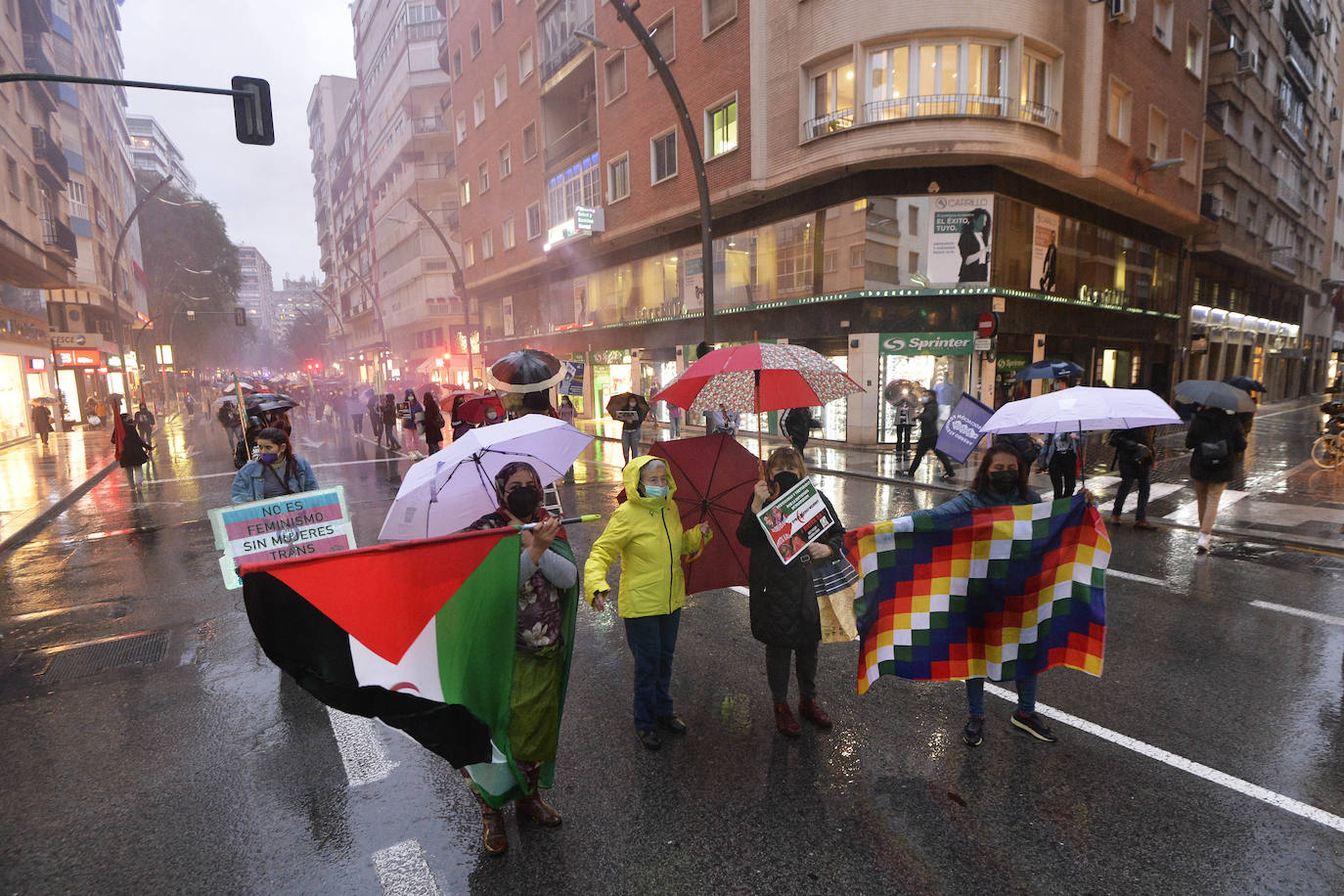 Fotos: Manifestación en Murcia por el Día de la Mujer