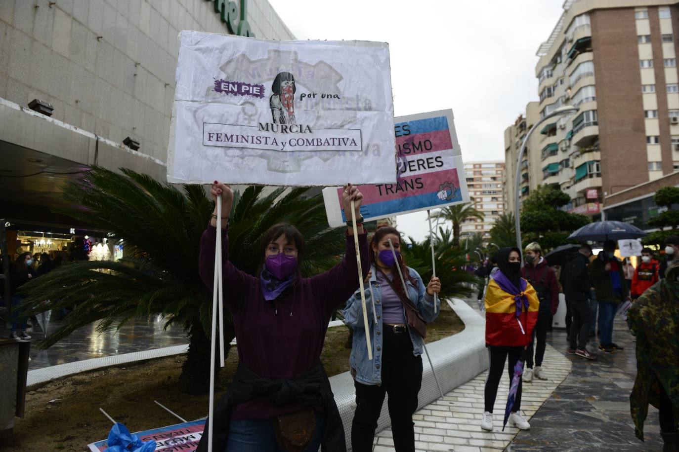 Fotos: Las manifestaciones por el 8-M en Murcia