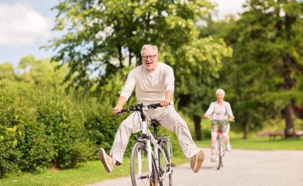 Aprender a andar en bici a los 60