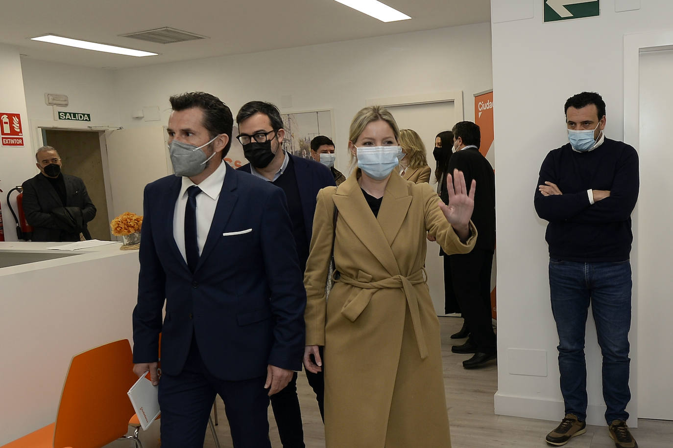 Fotos: Ana Martínez Vidal explica la moción de censura presentada junto al PSOE