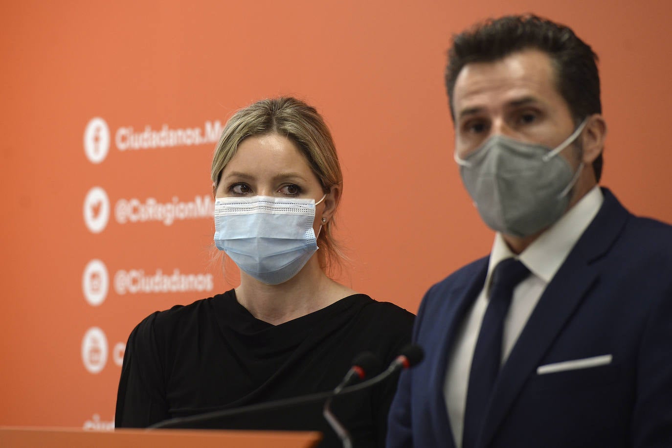 Fotos: Ana Martínez Vidal explica la moción de censura presentada junto al PSOE