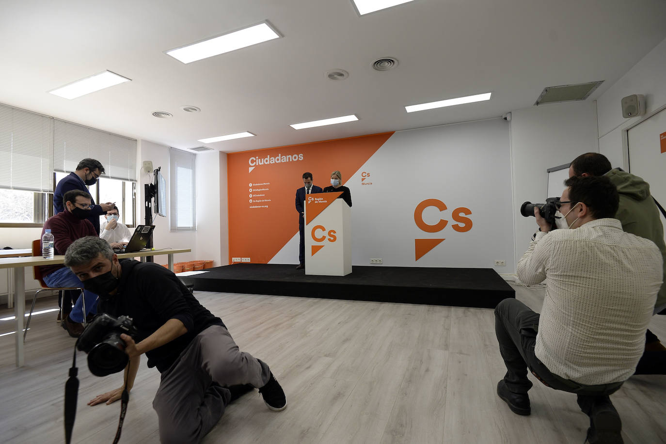 Fotos: Ana Martínez Vidal explica la moción de censura presentada junto al PSOE