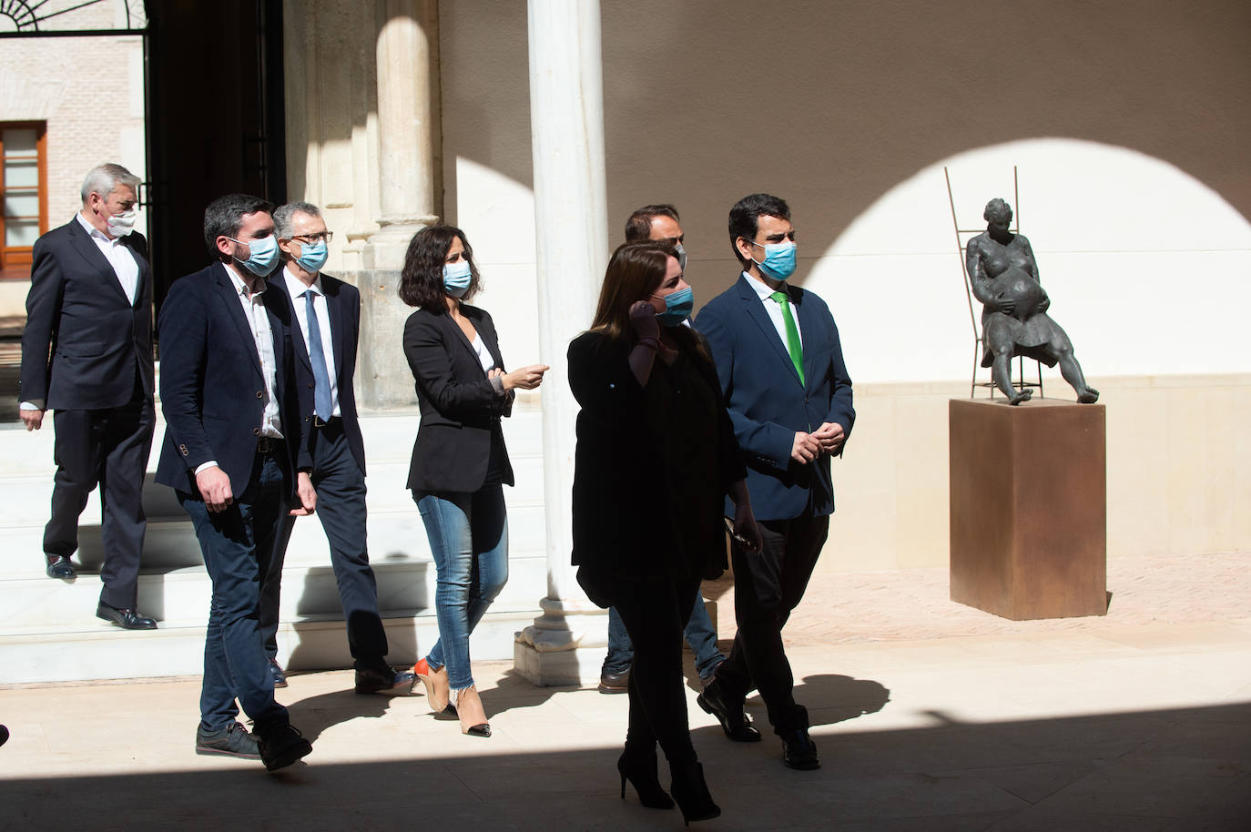 Fotos: Miras y Franco explican el acuerdo alcanzado para desactivar la moción de censura presentada por Ciudadanos y PSOE