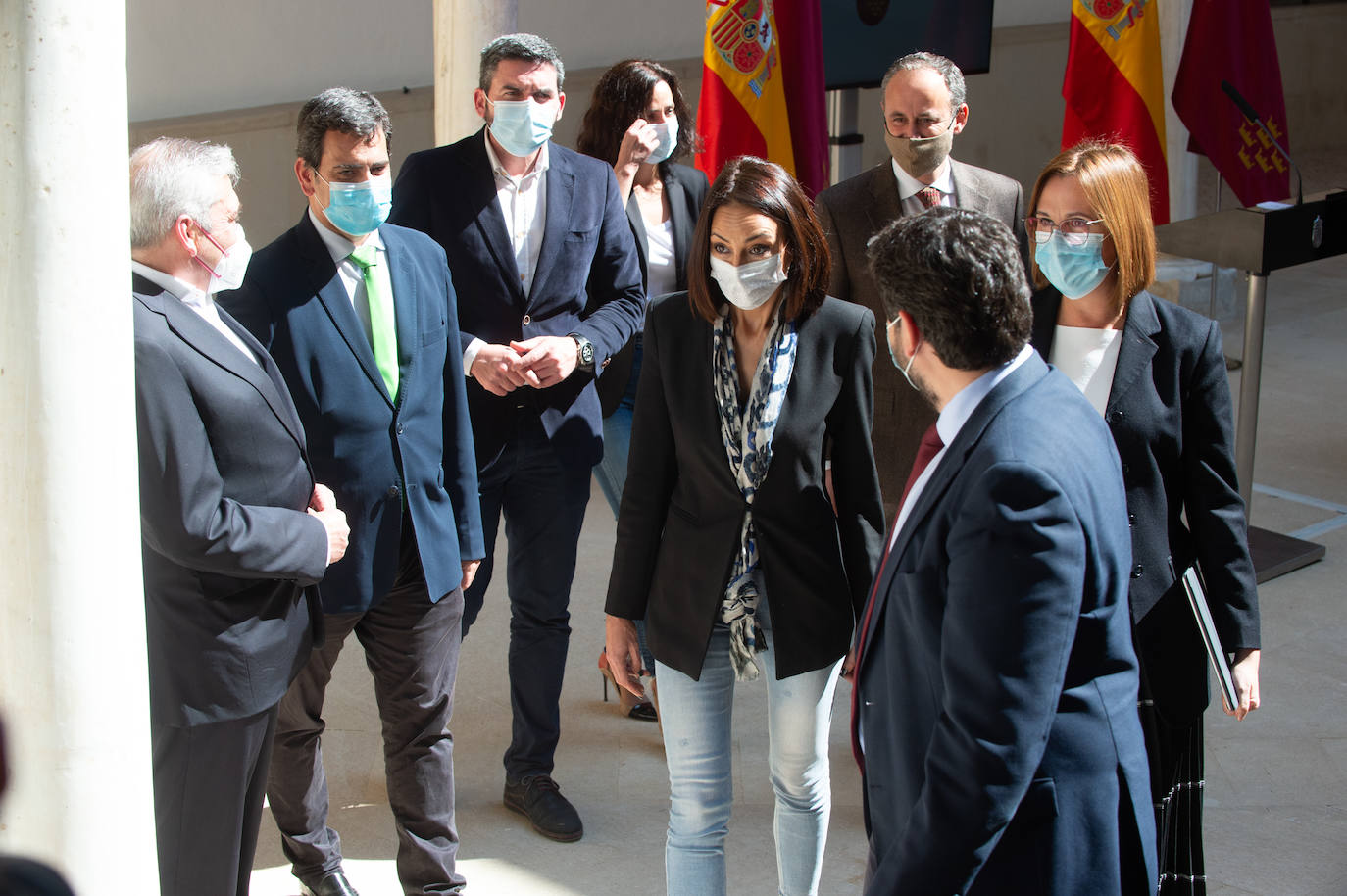 Fotos: Miras y Franco explican el acuerdo alcanzado para desactivar la moción de censura presentada por Ciudadanos y PSOE