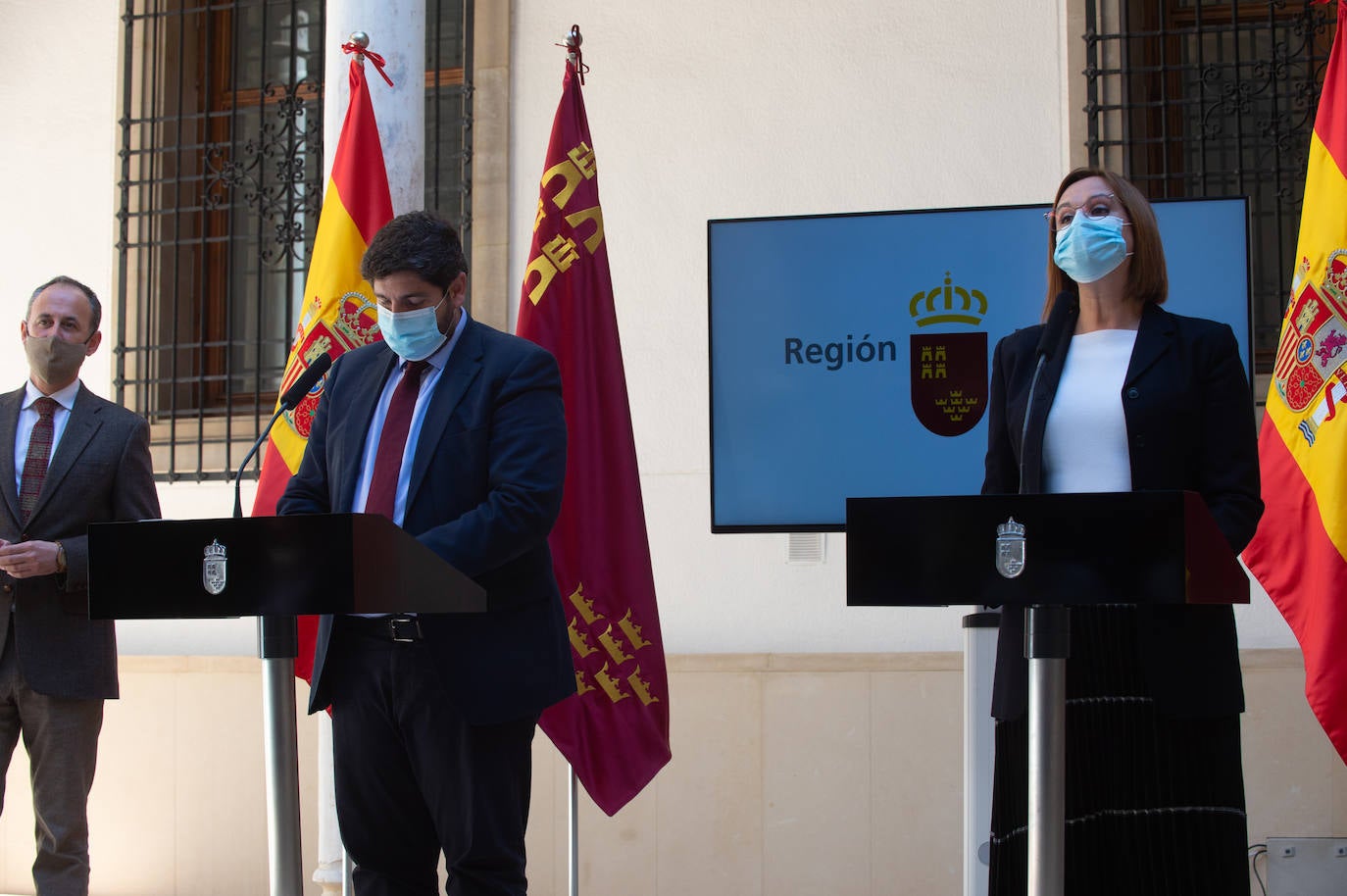 Fotos: Miras y Franco explican el acuerdo alcanzado para desactivar la moción de censura presentada por Ciudadanos y PSOE